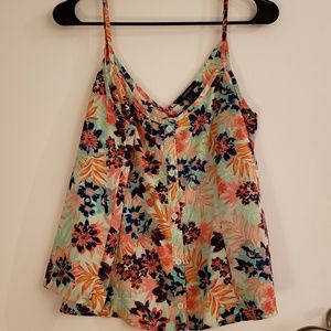 Forever 21 floral tank top